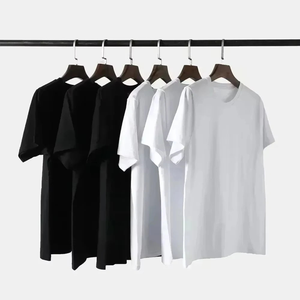 2026 summer brand fashion short sleeved men's and women's pure cotton T-shirt summer casual round neck loose printed top
